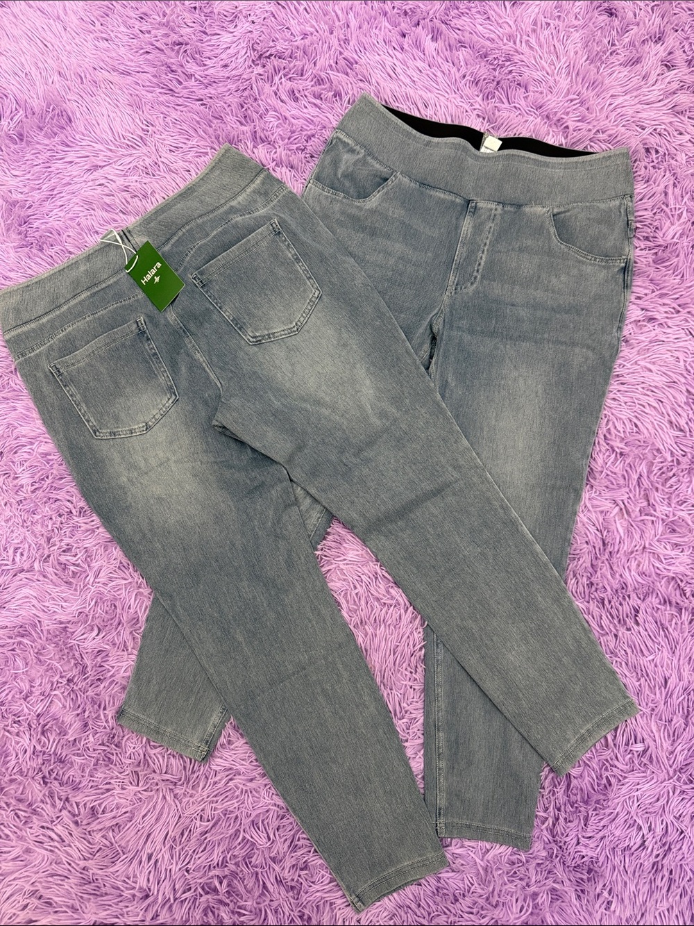 Halara Bundle of Large Women’s Stretch Pull-On light wash Jeans